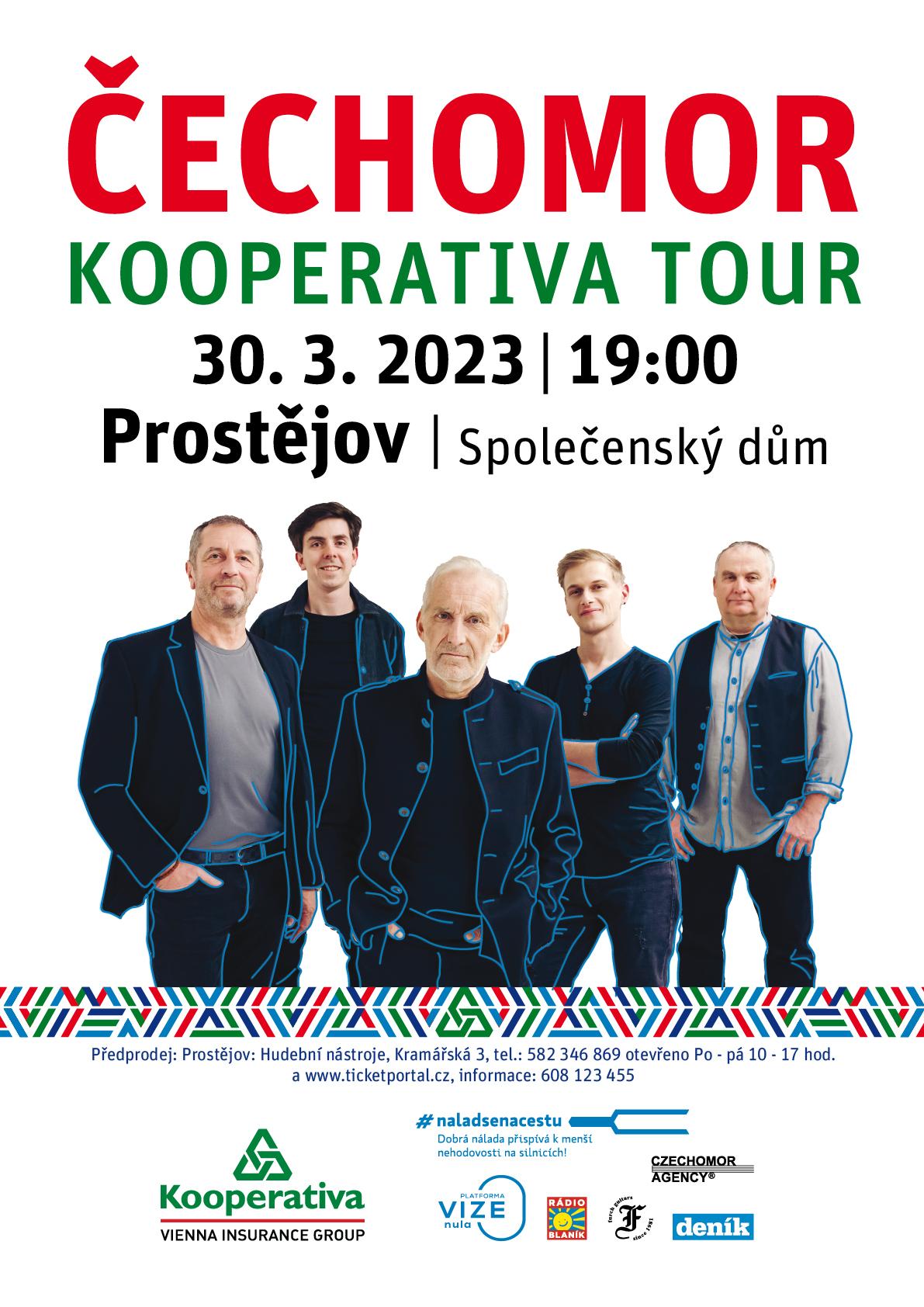 Čechomor - Kooperativa Tour - 30. 3. 2023 v 19.00