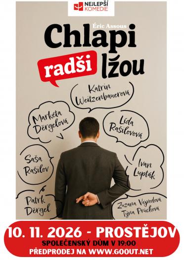 Chlapi radši lžou - 10. 11. 2026 od 19.00