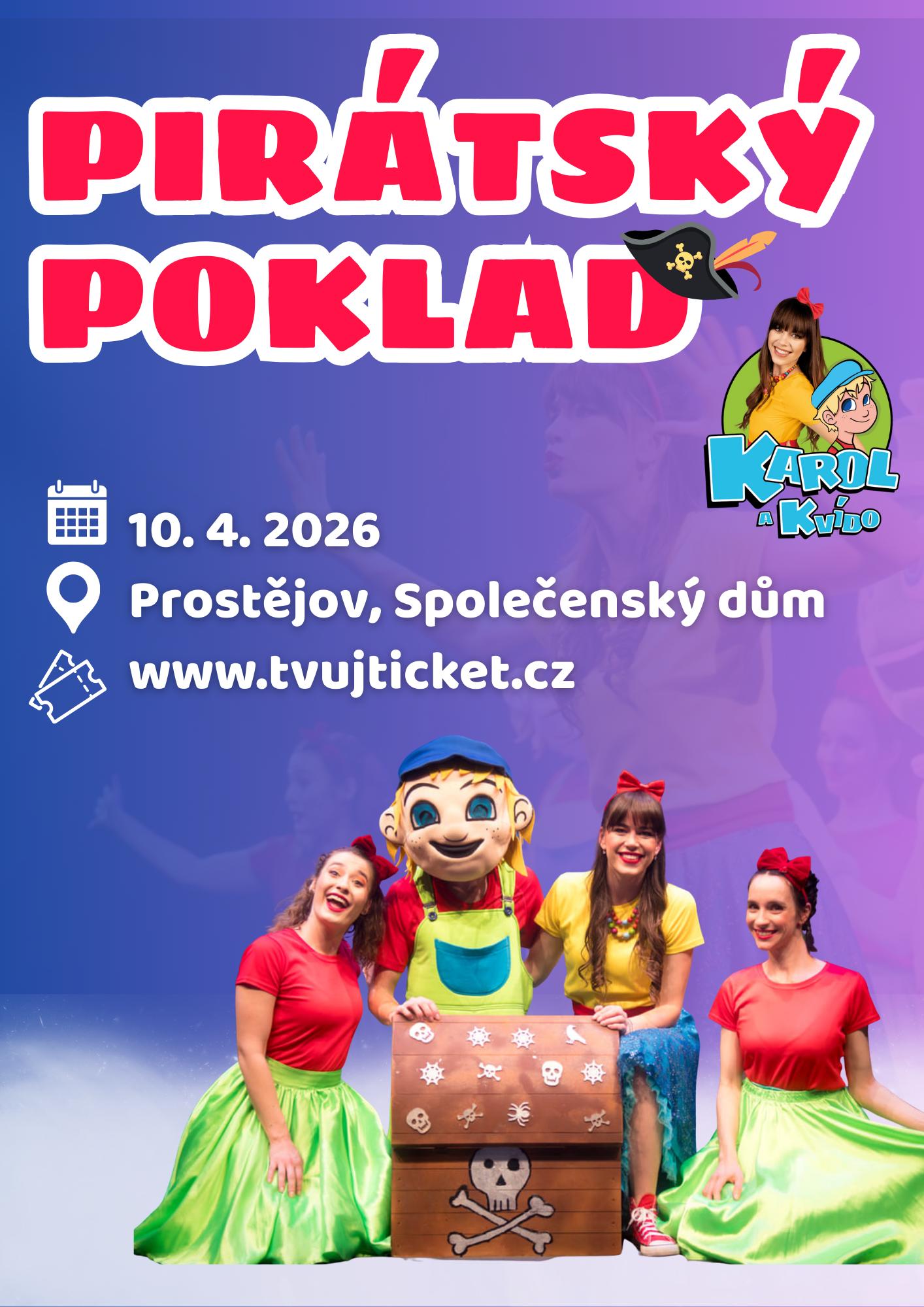 Karol a Kvído: Pirátský poklad - 10.04.2026 v 16.00 hod.