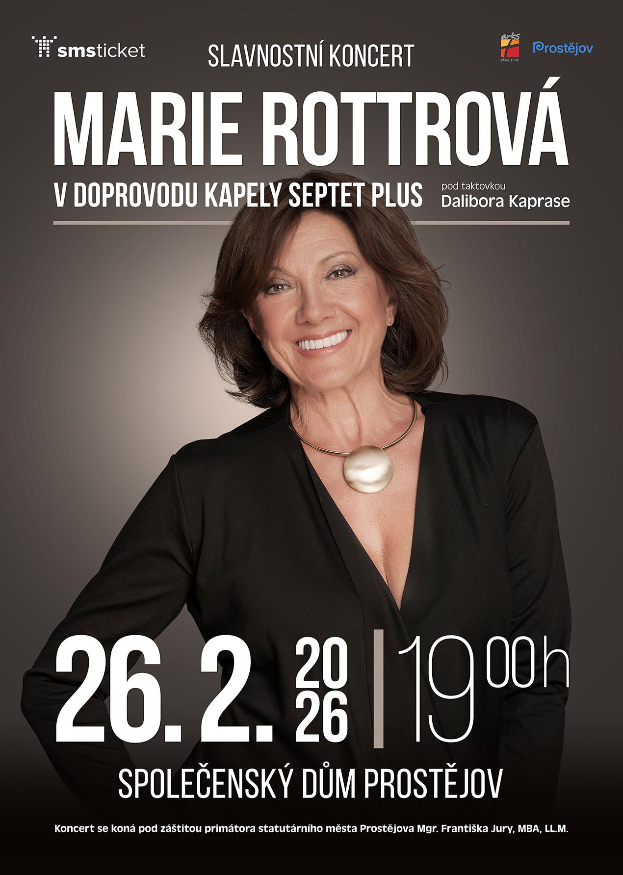 Marie Rottrová - 26.02.2026 v 19.00 hod.