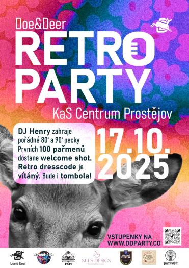 RETRO PARTY - 17. 10. 2025 od 20.00
