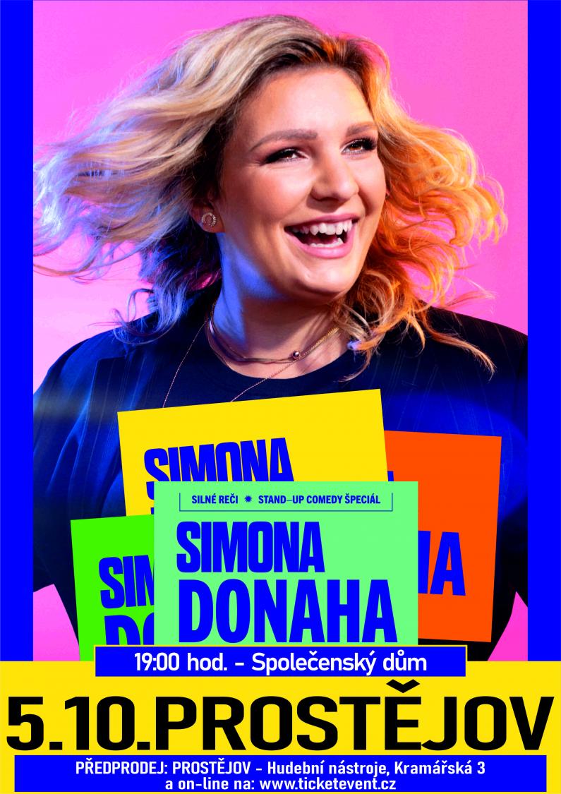 SIMONA - DONAHA STAND-UP COMEDY SPECIÁL - 5. 10. 2023 V 19.00