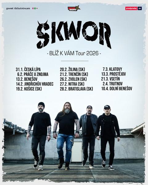 ŠKWOR - BLÍŽ K VÁM Tour 2026 - 13. 3. 2026 od 19.00