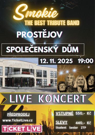 SMOKIE - THE BEST TRIBUTE BAND - 12. 11. 2025 OD - 19.00