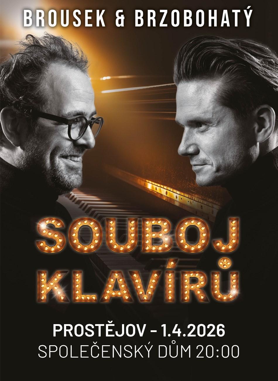 Souboj klavírů - Brousek a Brzobohatý - 1. 4. 2026 od 20.00