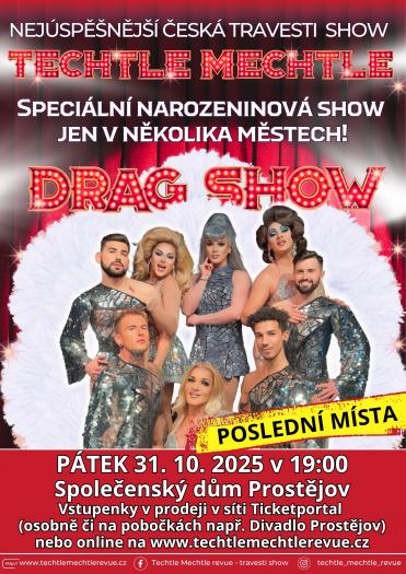 TECHTLE MECHTLE - DRAG SHOW - 31. 10. 2025 od 19.00