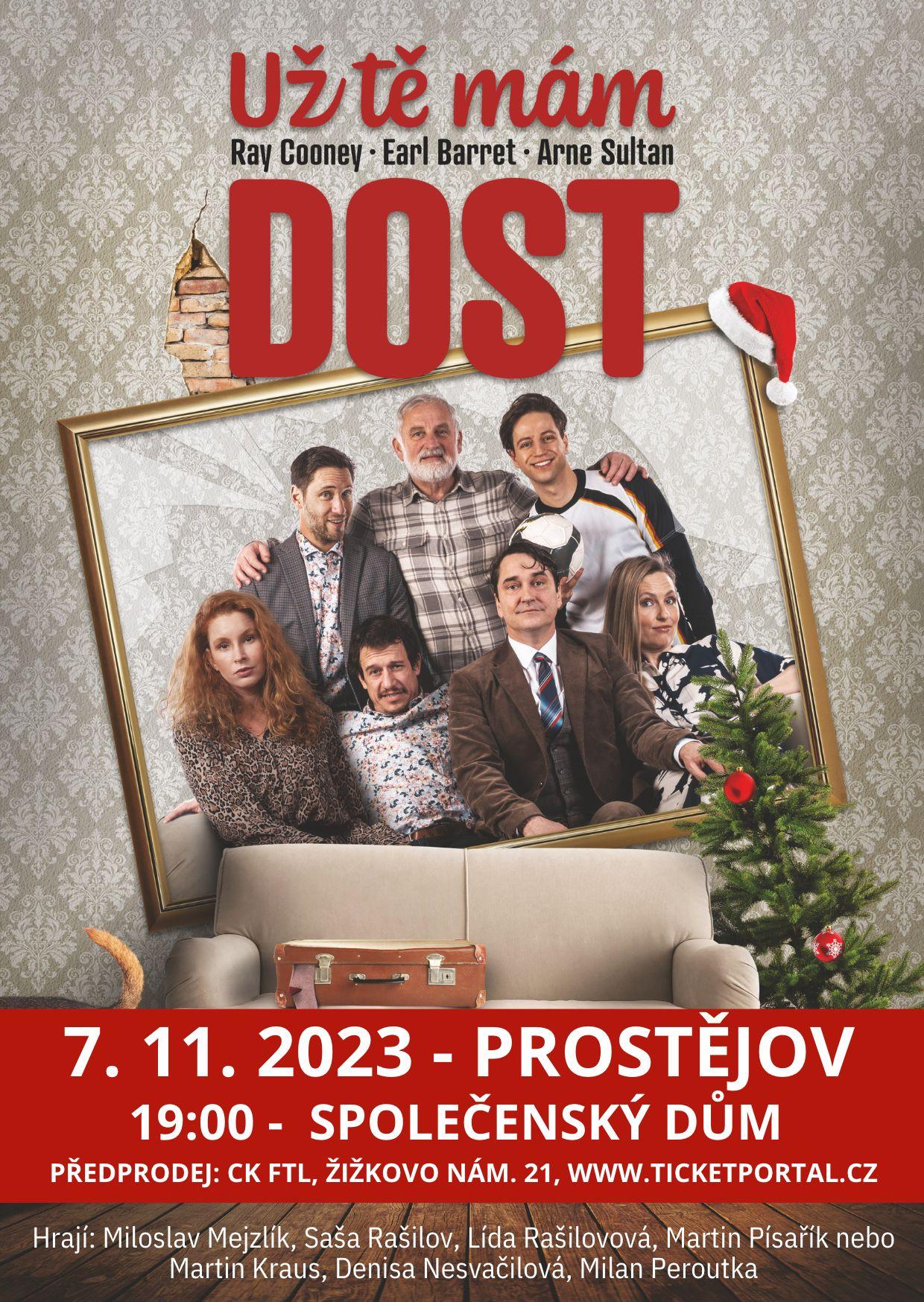 UŽ TĚ MÁM DOST - divadelní představení 7. 11. 2023 v 19.00