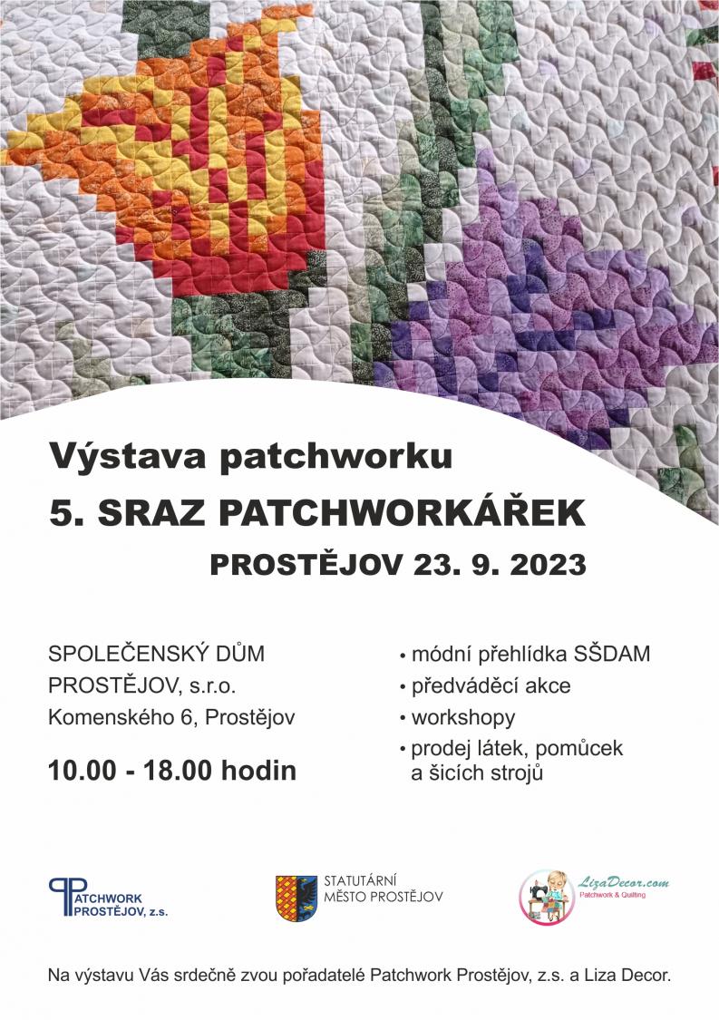 Výstava patchworku a 5. sraz patchworkářek - 23. 9. 2023 od 10.00 - 18.00